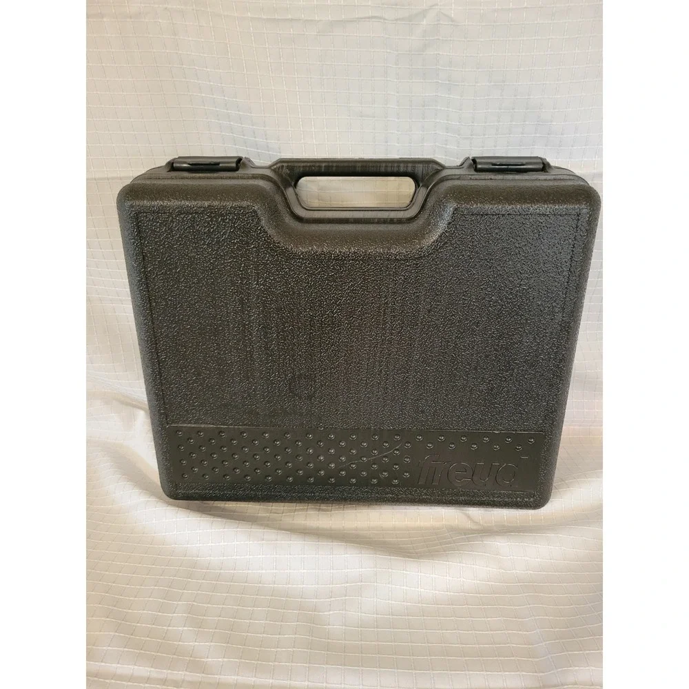 Freud‎ Hard Plastic Tool Carrying Case Black Blow Molded Storage Box with Handle